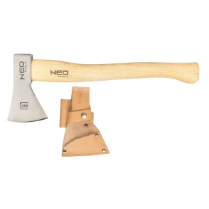 Сокира універсальна Neo Tools Bushcraft руків'я ясень 34.5см 400г шкіряний чохол (63-119) UA
