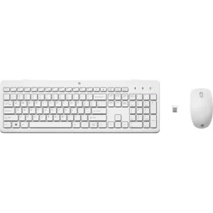Комплект клавіатура та миша НР 230, WL, EN/UK, білий (3L1F0AA) UA