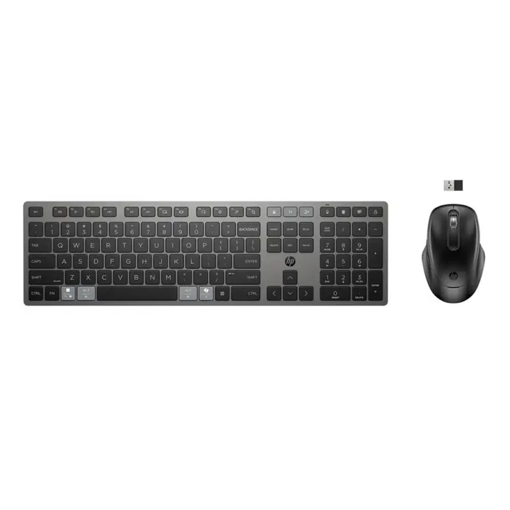 Комплект клавіатура та миша НР 720 Multi-Device Rechargeable, BT, EN/UK, чорний (9T5A9AA) UA