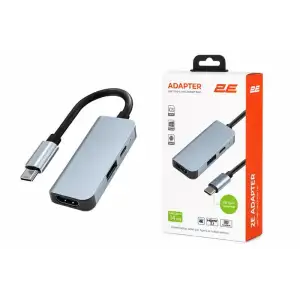 USB-Хаб 2E Gray (2E-W2680) UA