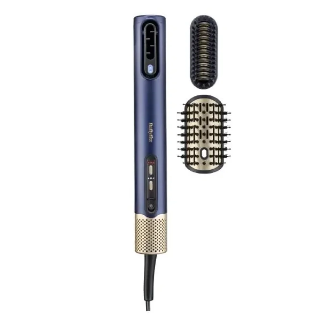 Стайлер Babyliss Air Wand, 1600Вт, темп.режимов-3, подвійна іонізація, 2 насадки, синій, AS6550E UA