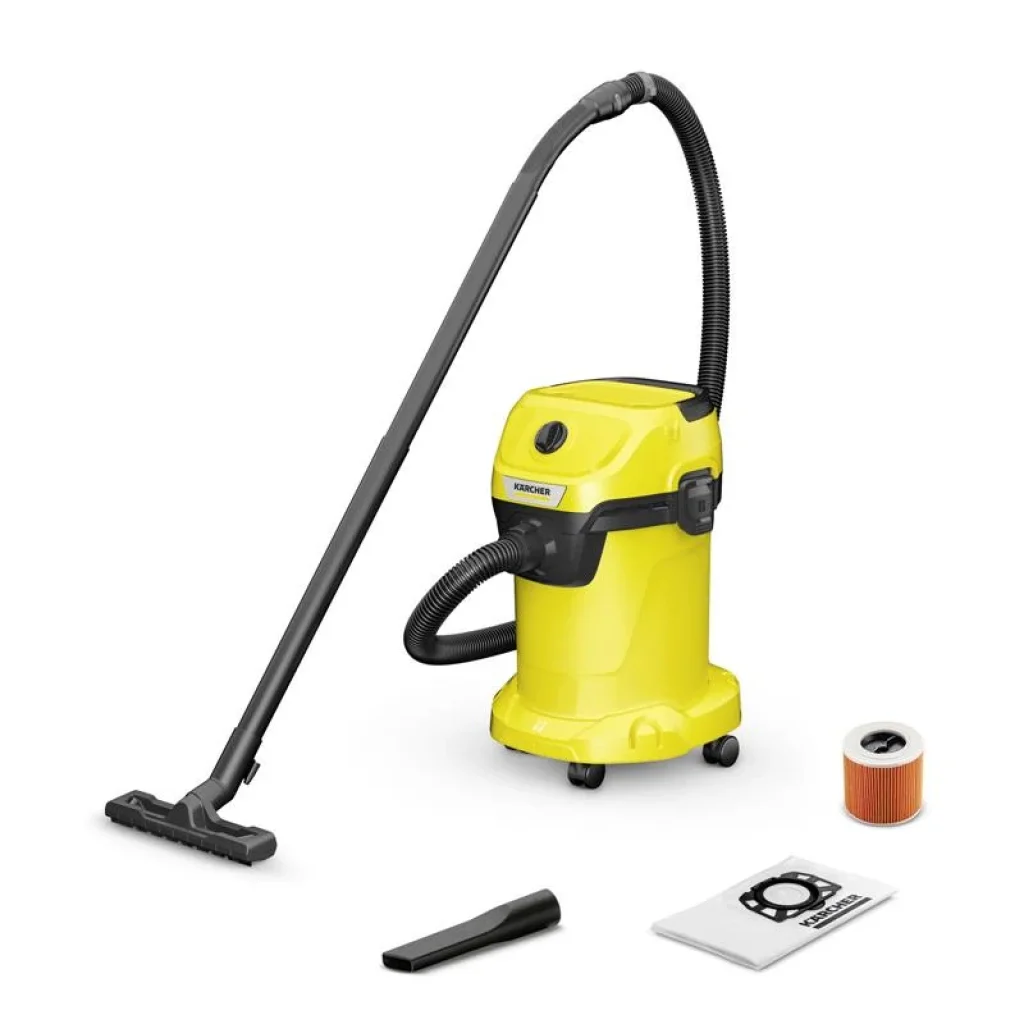 Пилосос Karcher WD 3 V-19/6/20 господарський, 1000 Вт, 19л, 6м, 4.780 кг, 1.628-123.0 UA