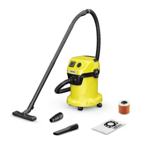 Пилосос господарський Karcher WD 3 P V-17/4/20, 1000 ВТ, 17л, 4м, 4.858 кг, 1.628-170.0 UA