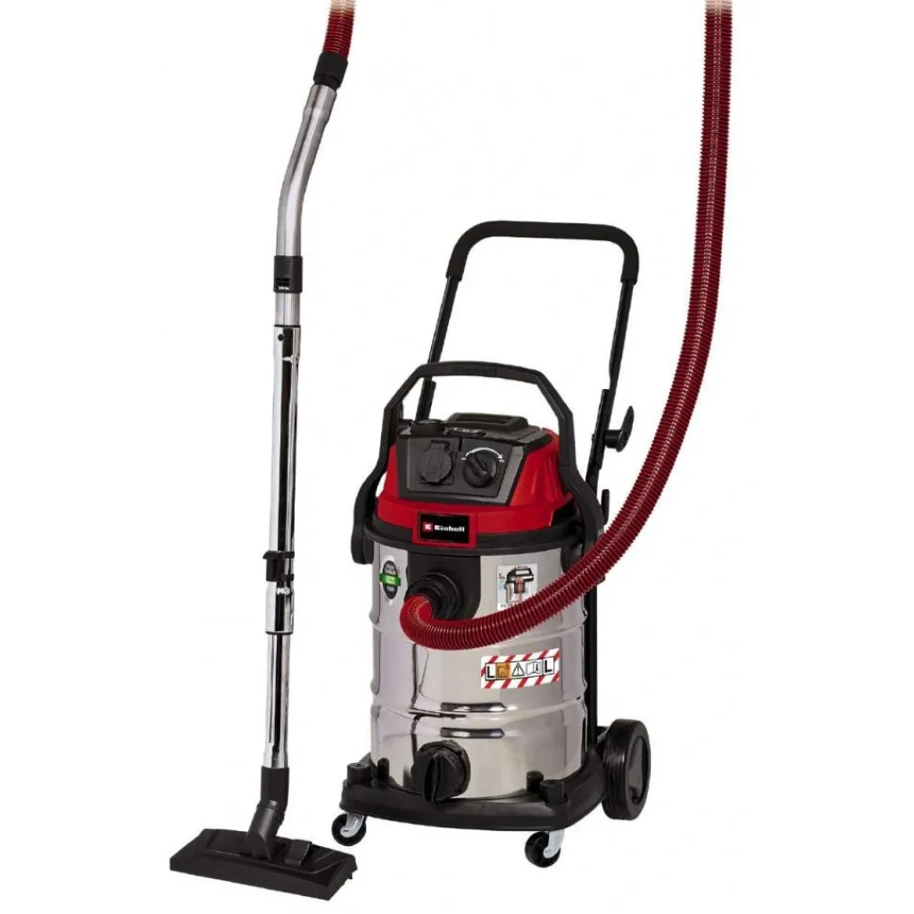 Пилосос професійний Einhell TE-VC 2230 SACL, 1400Вт, 30л, розетка, 220мбар, клас L, 9.15кг, 2342465 UA
