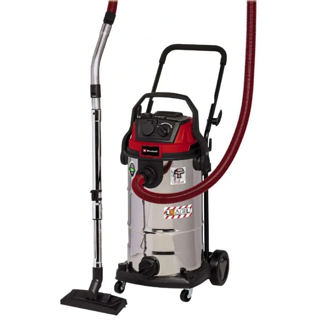 Пилосос професійний Einhell TE-VC 2340 SACL, 1500Вт, 40л, розетка, 225мбар, клас L, 10.1кг, 2342470 UA