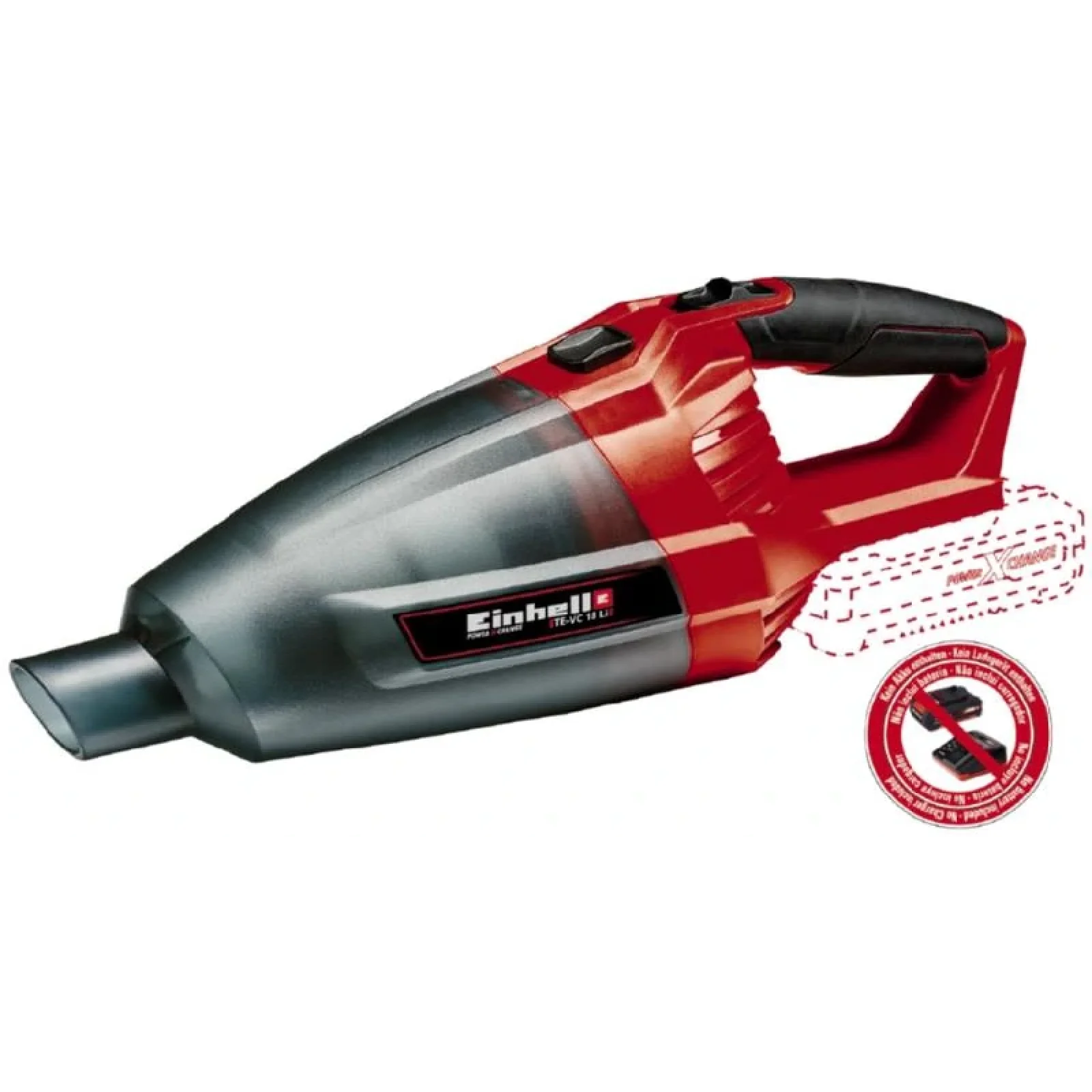 Пылесос строительный Einhell TE-VC 18 Li-Solo, PXC, аккум., 540мл, 4.2кПа, 0.216кг, (без АКБ и ЗУ), 2347120 UA