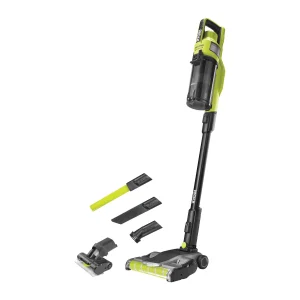 Пилосос вертикальний Ryobi RSV18X1-0, ONE+ 18В, безщітковий двигун, 90AW, 900 л/хв, HEPA 12, контейнер 0.9 л, подвійна роликова щітка + додаткова насадка (без А, 5133005661 UA