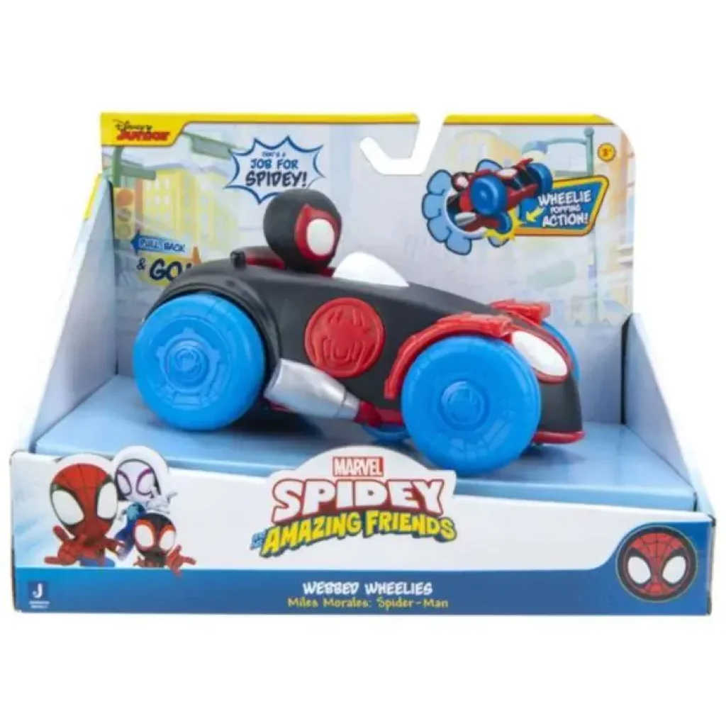 Машинка інерційна Spidey Pull Back Vehicle Майлз Моралес (Miles Morales) (SNF0017) UA