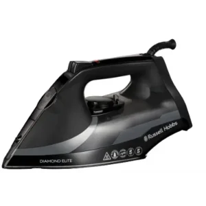 Праска Russell Hobbs Diamond Elite, 3100Вт, 350мл, 20, паровий удар -220гр, самоочищування, керам. підошва, чорний (27000-56) UA