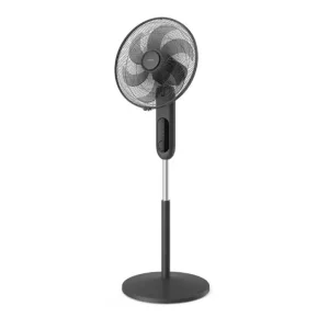 Вентилятор Philips підлоговий Series 1001, 45см, 47Вт, пульт ДК, опора кругла, ароматерапія, чорний (CX1520/01) UA