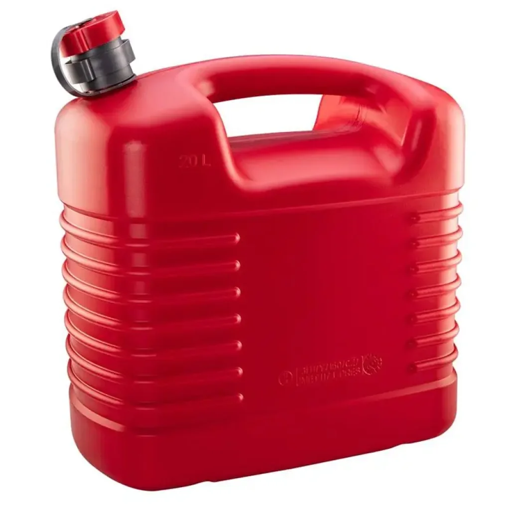 Каністра Neo Tools паливна 20л пластик HDPE, гнучкий злив, 1.46кг, червоний (11-561) UA
