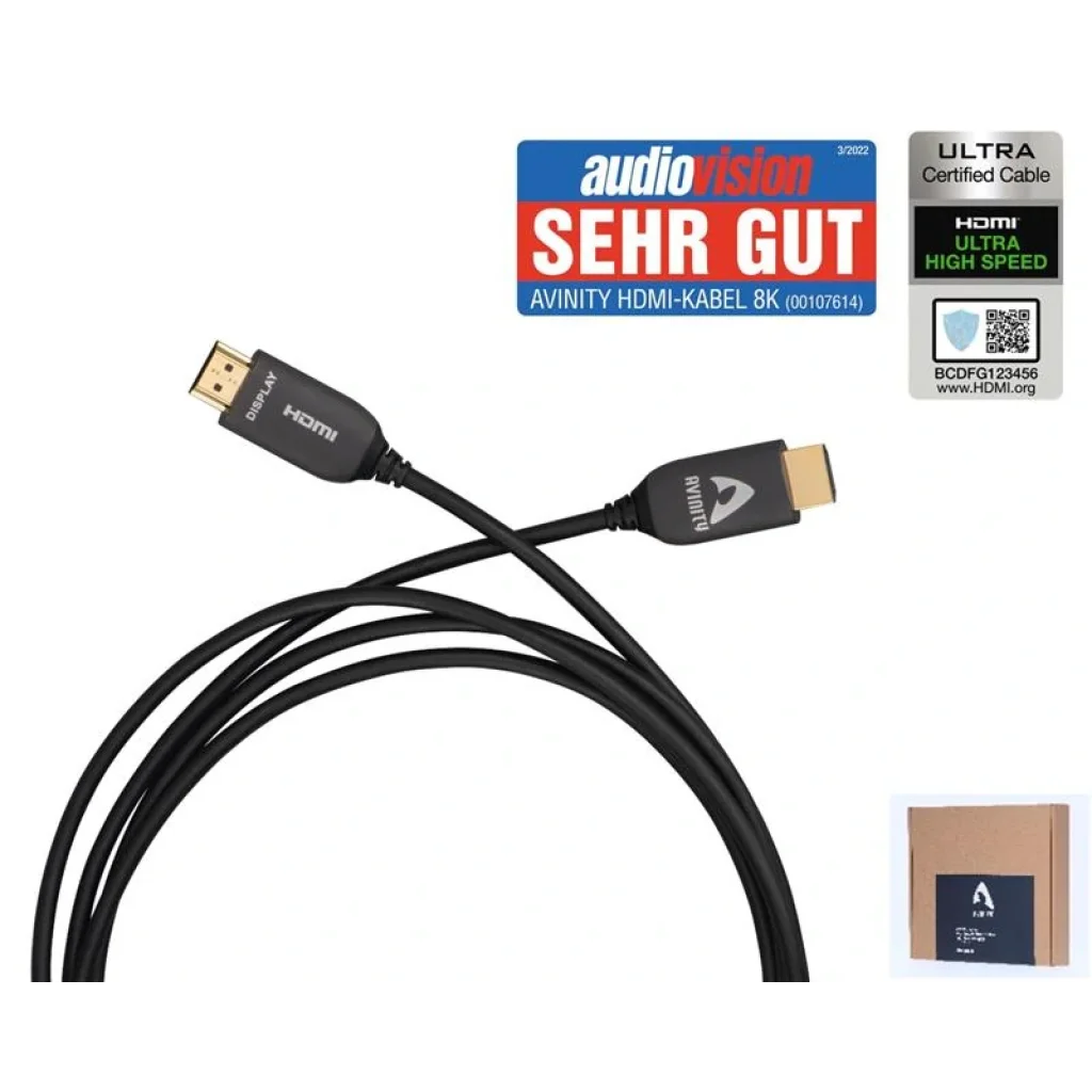 Кабель Hama Avinity Active Optical HDMI 8K 15 m Black, 00107615 UA