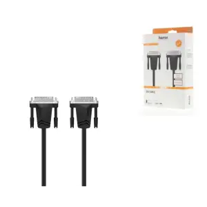 Кабель Hama DVI - DVI WQHD 1440p 1.50 m Black, 00200706 UA