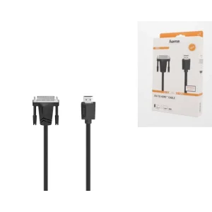 Кабель Hama DVI - HDMI Ultra HD 4K 1.50 m Black, 00200715 UA
