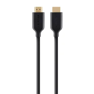 Кабель Belkin HDMI (AM/AM) High Speed Ethernet, 1м, чорний, F3Y021BT1M UA