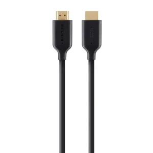 Кабель HDMI (M/M) Belkin, 2м, High Speed Ethernet, чорний, F3Y021bt2M UA