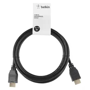 Кабель Belkin HDMI (AM/AM) High Speed Ethernet, 1м, чорний, HDMI0018G-1M UA