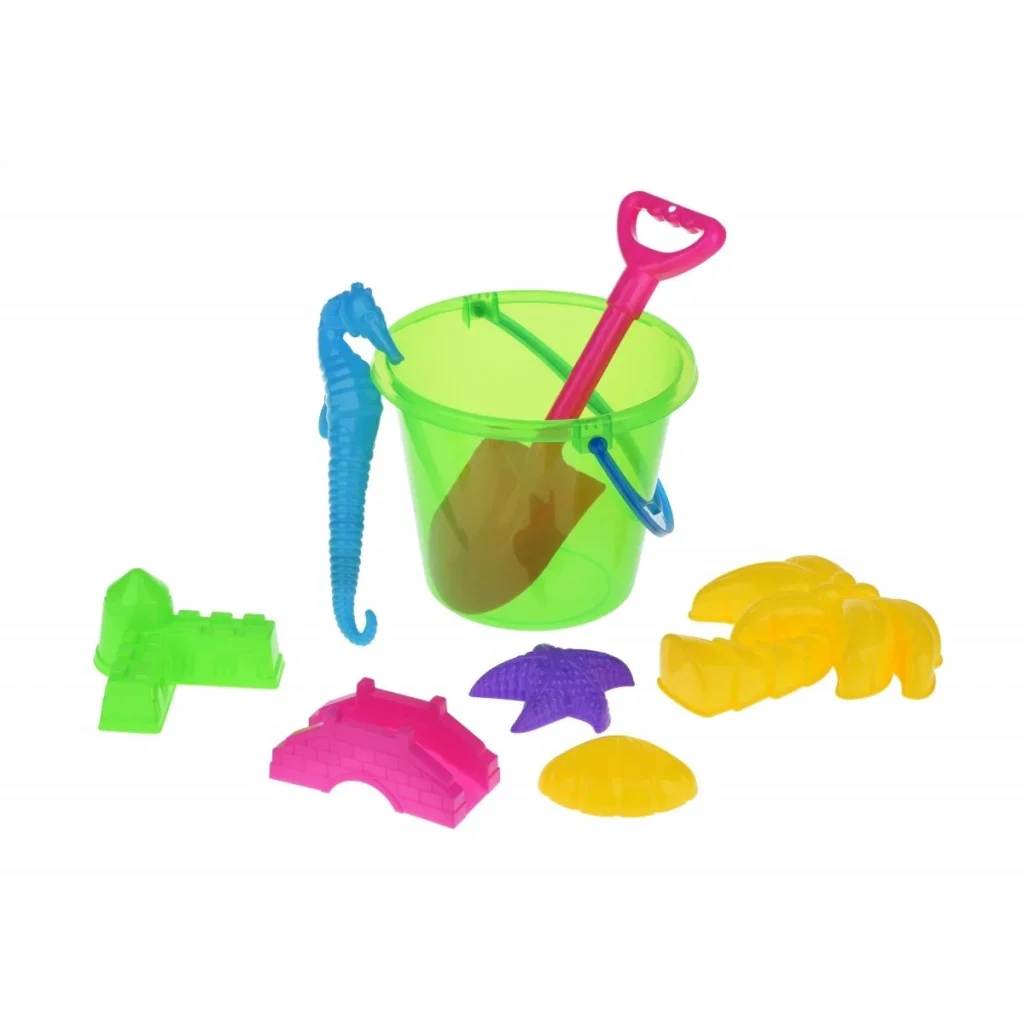 Набір для гри з піском Same Toy Відро 8ел, зелений, HY-1204WUt-3 UA