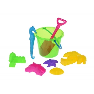 Набір для гри з піском Same Toy Відро 8ел, зелений, HY-1204WUt-3 UA