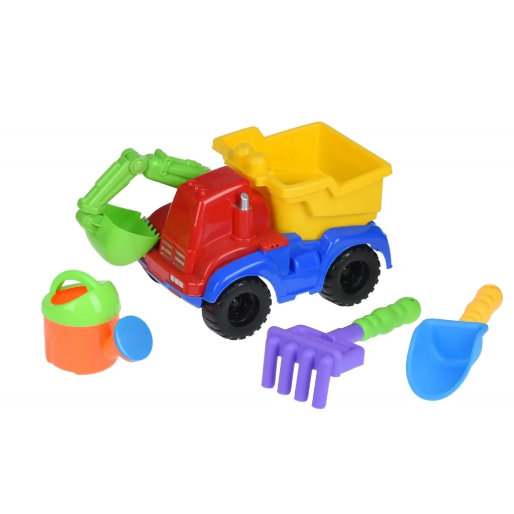 Набір для гри з піском Same Toy з Екскаватором 4ел, червоний, HY-1810WUt-1 UA