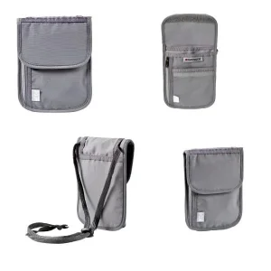 Кошелёк на шею Wenger, Neck Wallet with RFID pocket, серый UA