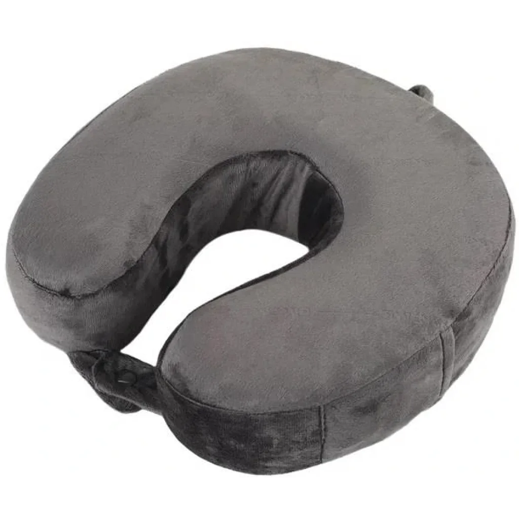 Подушка флісова, Wenger, Memory Foam Travel Neck Pillow, сірий, 611884 UA