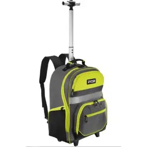 Рюкзак для інструменту Ryobi RSSBP2, 25л, на коліщатках, телескопічне руків'я, поліестер 600D (5132005344) UA