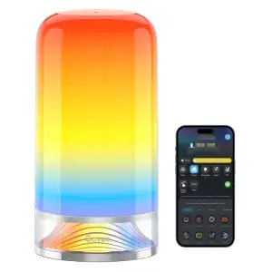 Настільний світильник розумний Govee H6022 Table Lamp 2, RGBICWW, WI-FI/Bluetooth, білий (H60223D1) UA