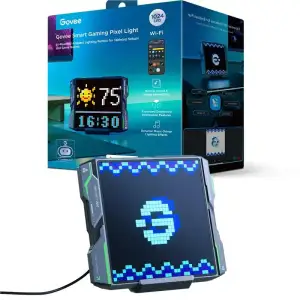 Піксельний екран Govee H8630 LED Gaming Pixel Light 32x32 Pixels, RGBIC, WI-FI/Bluetooth, сірий (H8630C81) UA