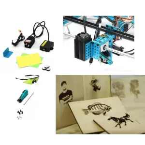 Розширення Makeblock для XY Plotter 2.0: лазерна насадка (Laser Engraver Upgrade Pack for XY Plotter 2.0), 09.80.04 UA