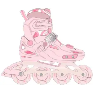 Роликовые коньки 2E Lumi размер 33-36 Pink (LSW-HA33-PINK) UA