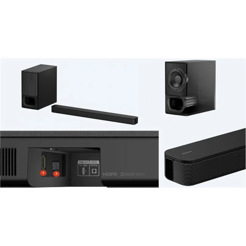 Звуковая панель Sony HT-S350 2.1, 320W, S-Force PRO Front Surround, Wireless, HTS350.RU3 UA