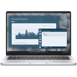 Ноутбук Dell Pro 14 14" FHD+ IPS AG, Intel U5-235U, 16GB, F512GB, UMA, Lin, сріблястий, US клавіатура (BTO106PC14250UA_UBU) UA