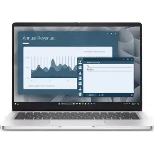 Ноутбук Dell Pro 14 14" FHD+ IPS AG, AMD R5-220, 16GB, F512GB, UMA, Win11P, сріблястий, US клавіатура (BTO507PC14255UA_W11P) UA