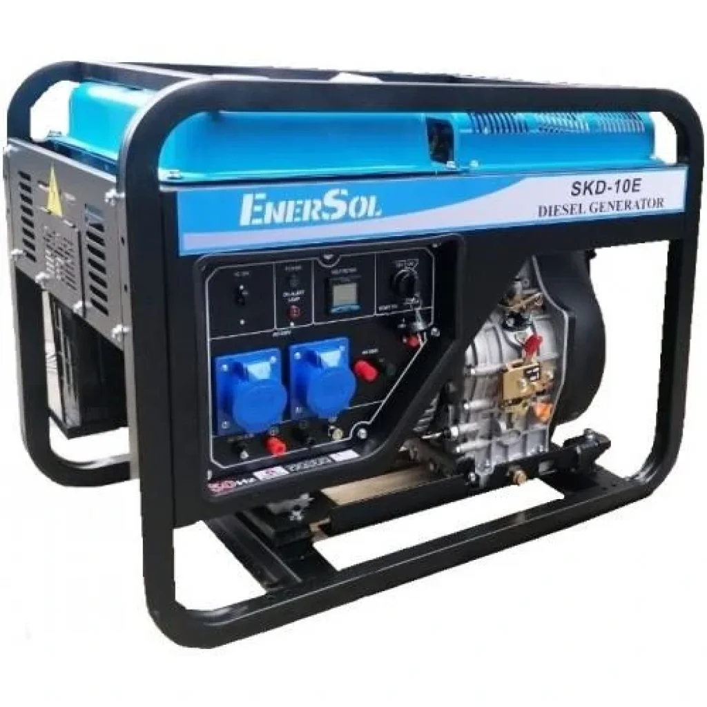 Генератор дизельний EnerSol SKD-10EB , 230В (1 фаза), 9/10кВт, електростартер, AVR, 170кг UA