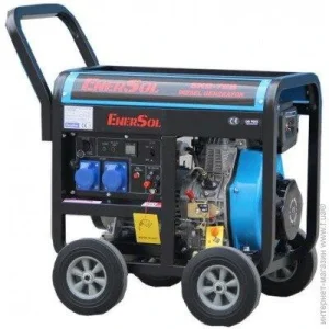 Генератор дизельний EnerSol, 230В (1 фаза), 6/6.5кВт, електростартер, AVR, 119кг, SKD-7EB UA