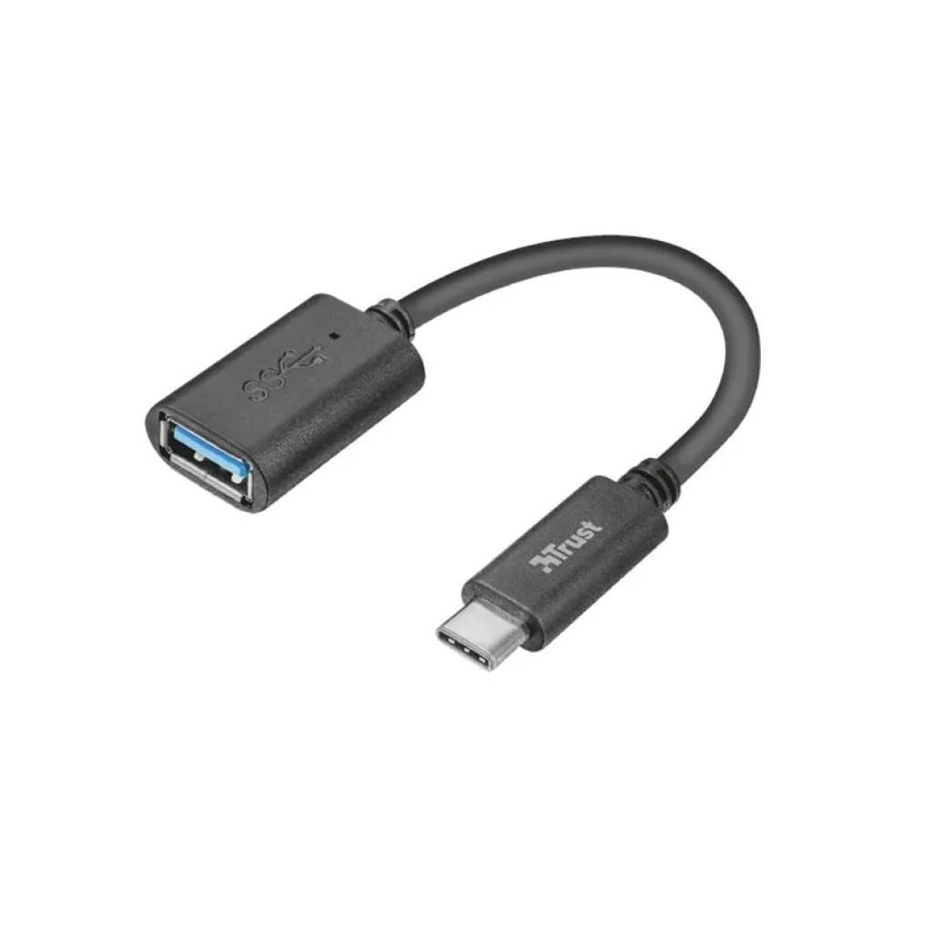 Адаптер Trust CALYX USB-C > USB3.0, 0.09м, Чорний, 20967_TRUST UA