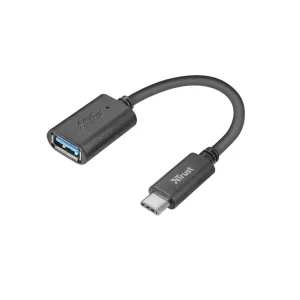 Адаптер Trust CALYX USB-C > USB3.0, 0.09м, Чорний, 20967_TRUST UA