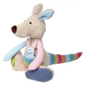 М'яка іграшка sigikid Patchwork Sweety Кенгуру 28 см 38692SK UA