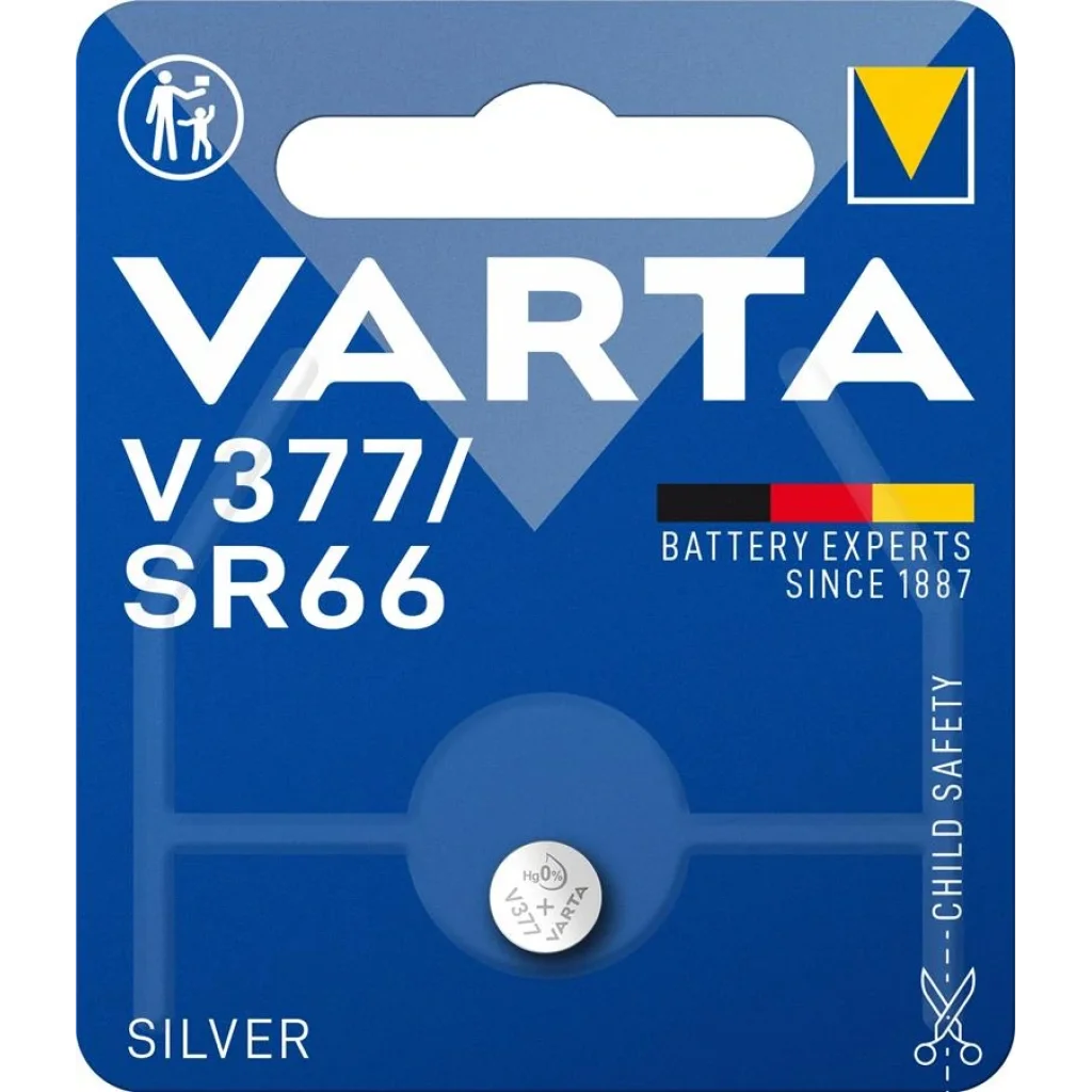 Батарейка VARTA V 377 WATCH, 00377101401