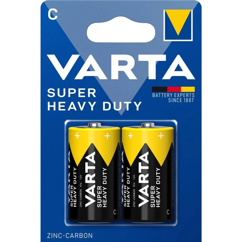 Батарейка VARTA SUPERLIFE C BLI 2 ZINC-CARBON, 02014101412