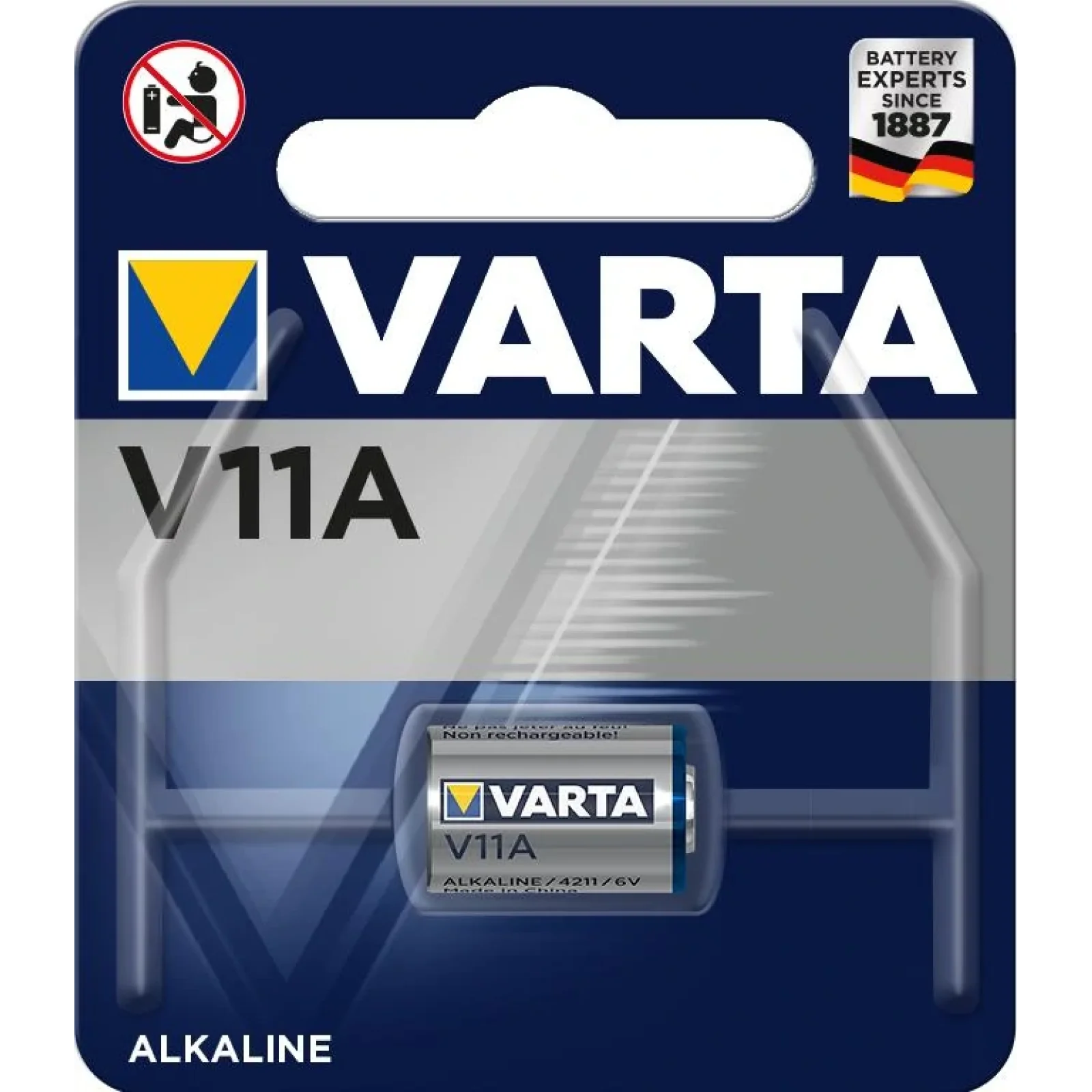 Батарейка VARTA V 11 A BLI 1 ALKALINE, 04211101401 UA