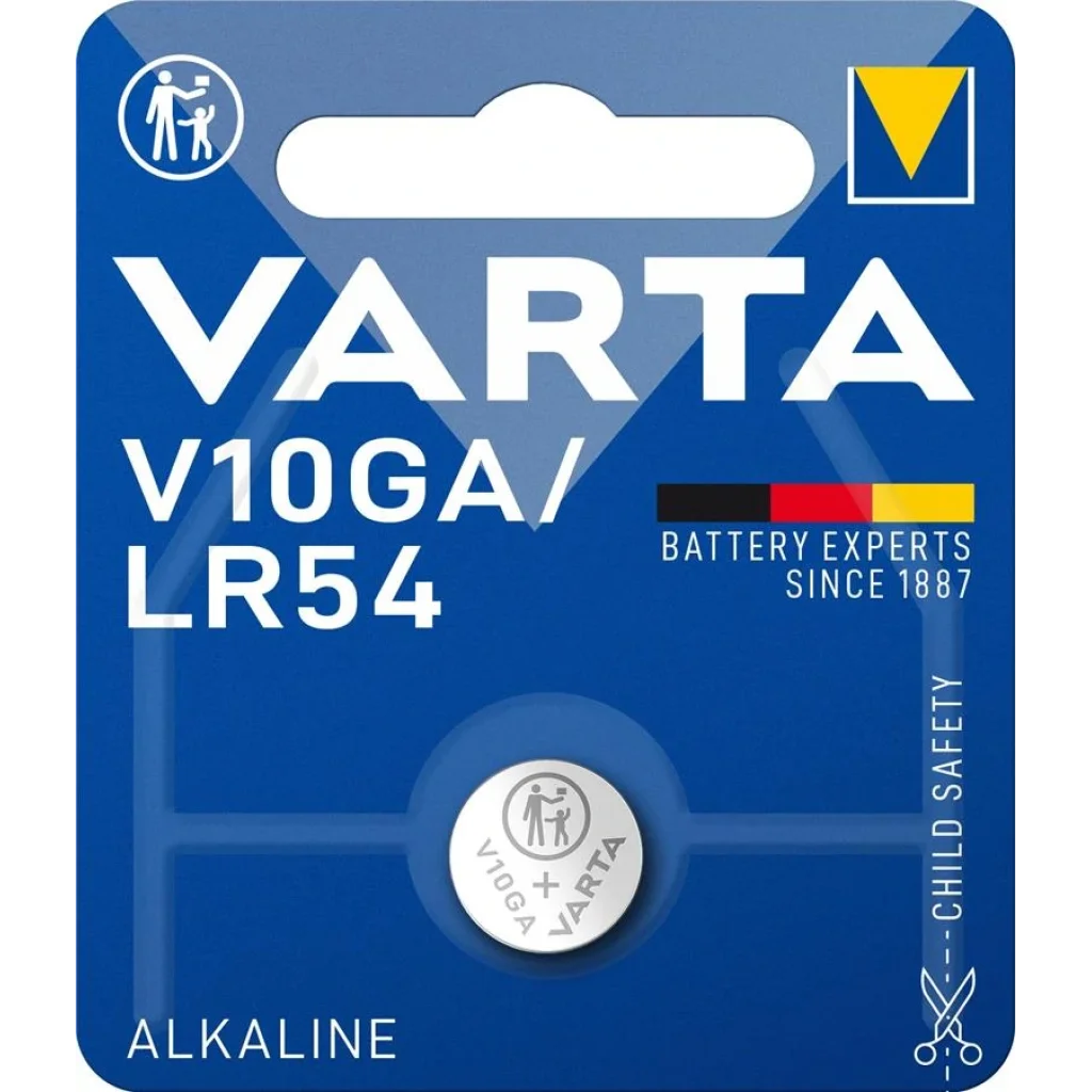 Батарейка VARTA V 10 GA BLI 1 ALKALINE, 04274101401