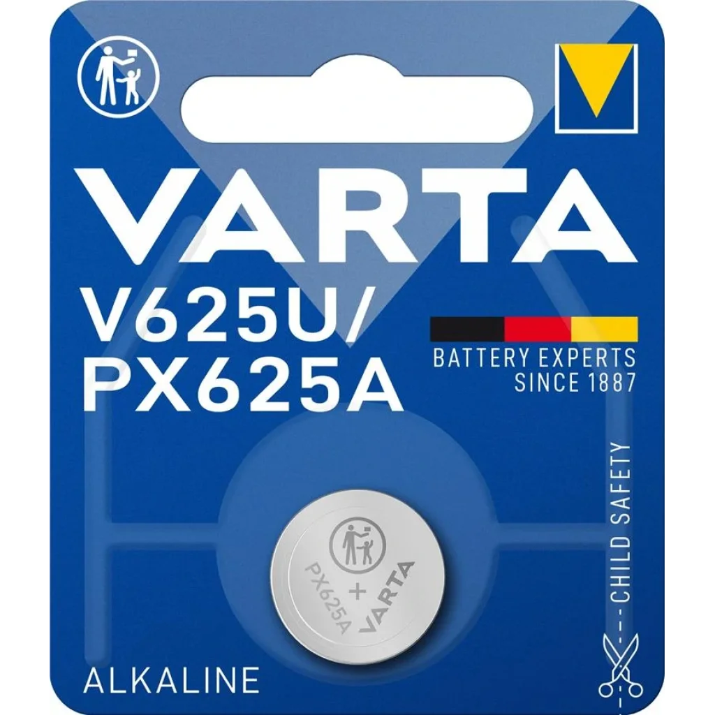 Батарейка VARTA V 625 U BLI 1 ALKALINE, 04626101401