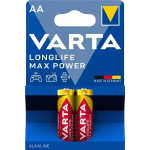 Батарейка VARTA LONGLIFE MAX POWER AA BLI 2 ALKALINE, 04706101412