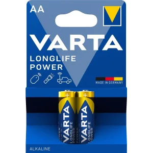 Батарейка VARTA LONGLIFE Power AA BLI 2 ALKALINE, 04906121412