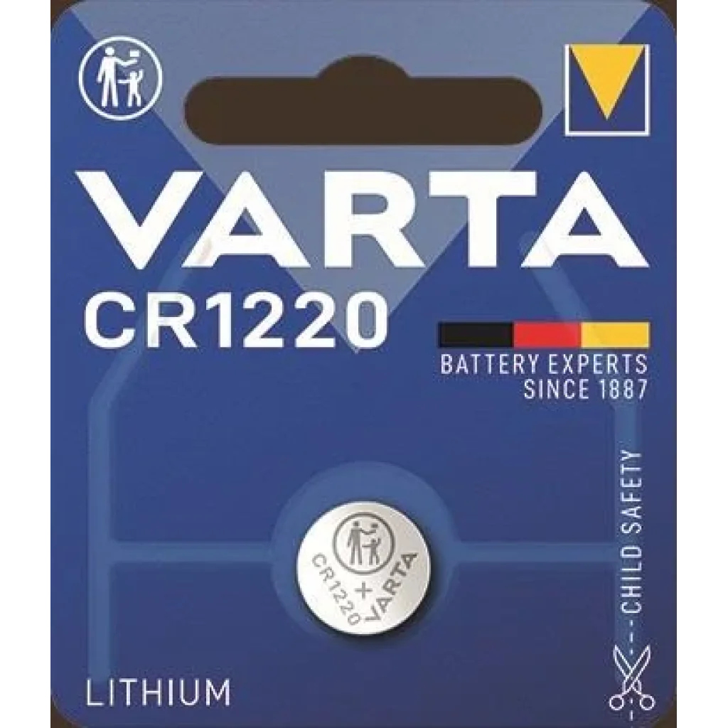 Батарея VARTA CR 1220 BLI 1 LITHIUM, 06220101401 UA