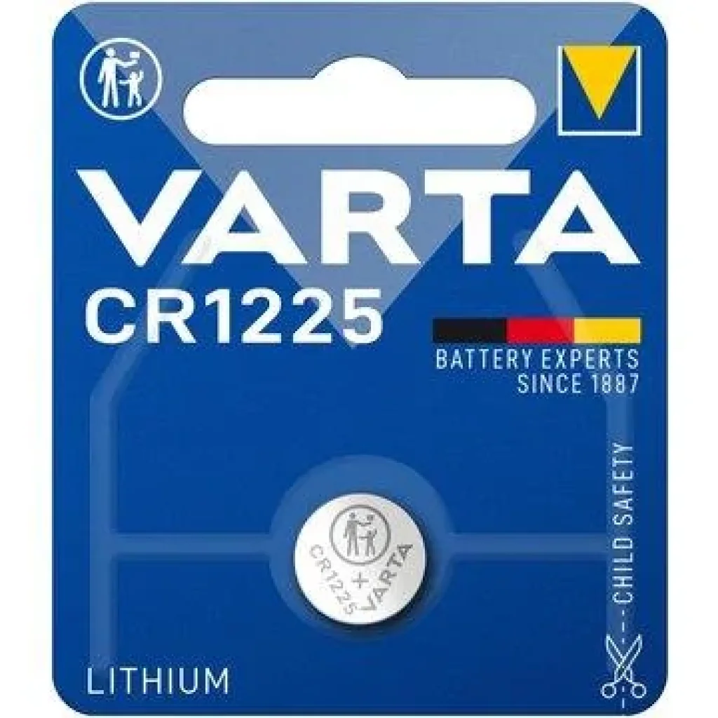 Батарейка Varta літієва CR1225 блістер 1 шт 06225101401 UA
