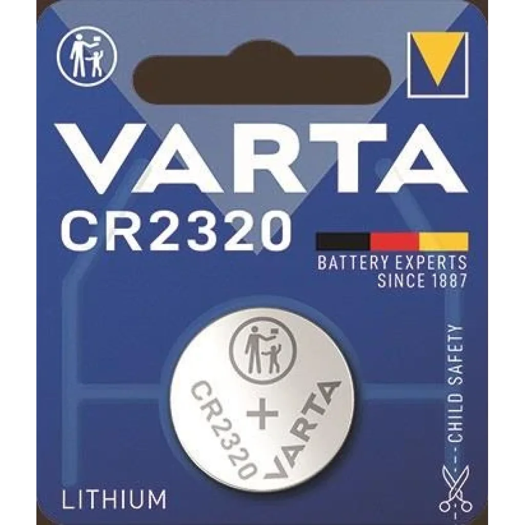 Батарейка VARTA CR 2320 BLI 1 LITHIUM, 06320101401 UA