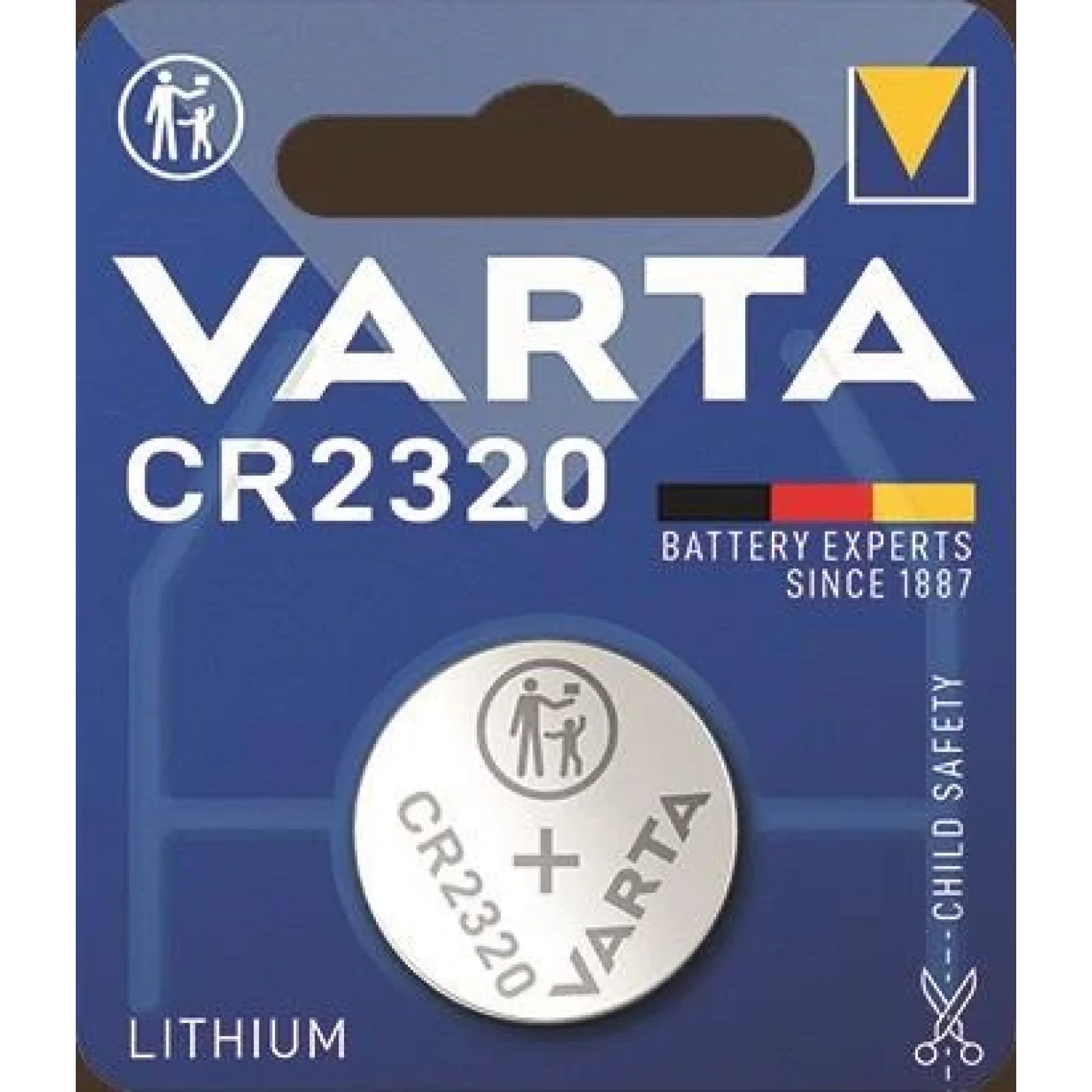 Батарейка VARTA CR 2320 BLI 1 LITHIUM, 06320101401 UA